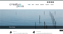 Desktop Screenshot of creative-peas.com